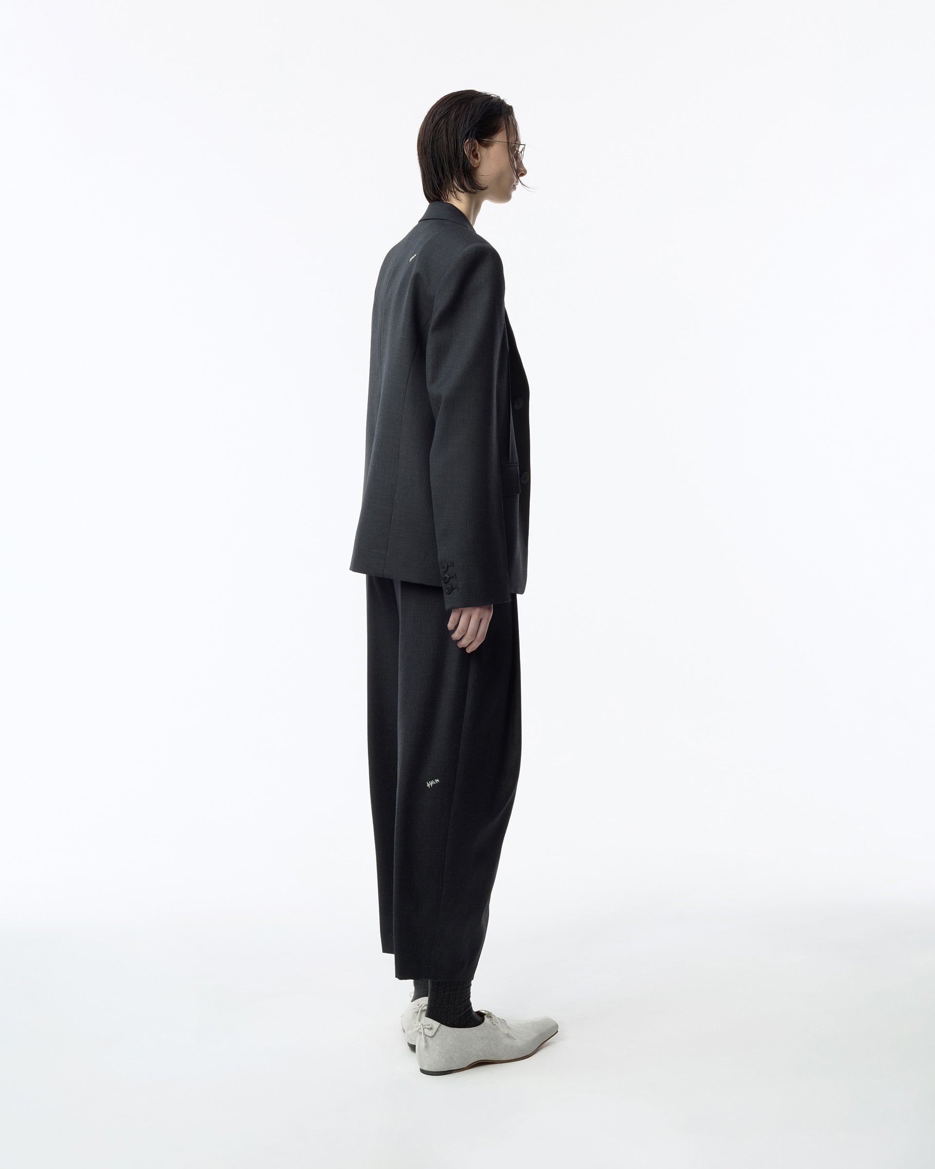 Ader Error - Sig; BK Tag slacks 01 (Grey) product image 2 | TRAB K-Fashion Australia