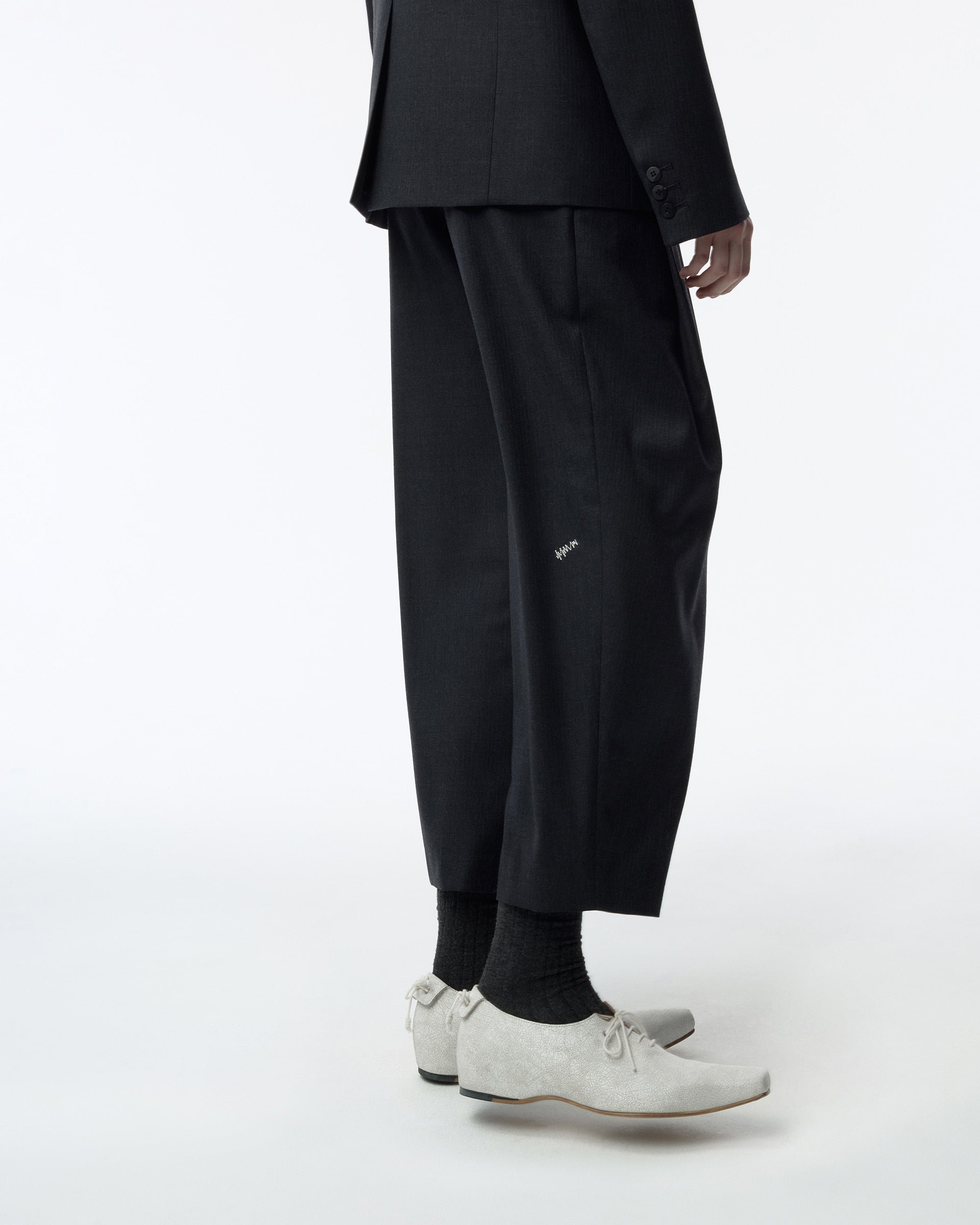 Ader Error - Sig; BK Tag slacks 01 (Grey) product image 3 | TRAB K-Fashion Australia