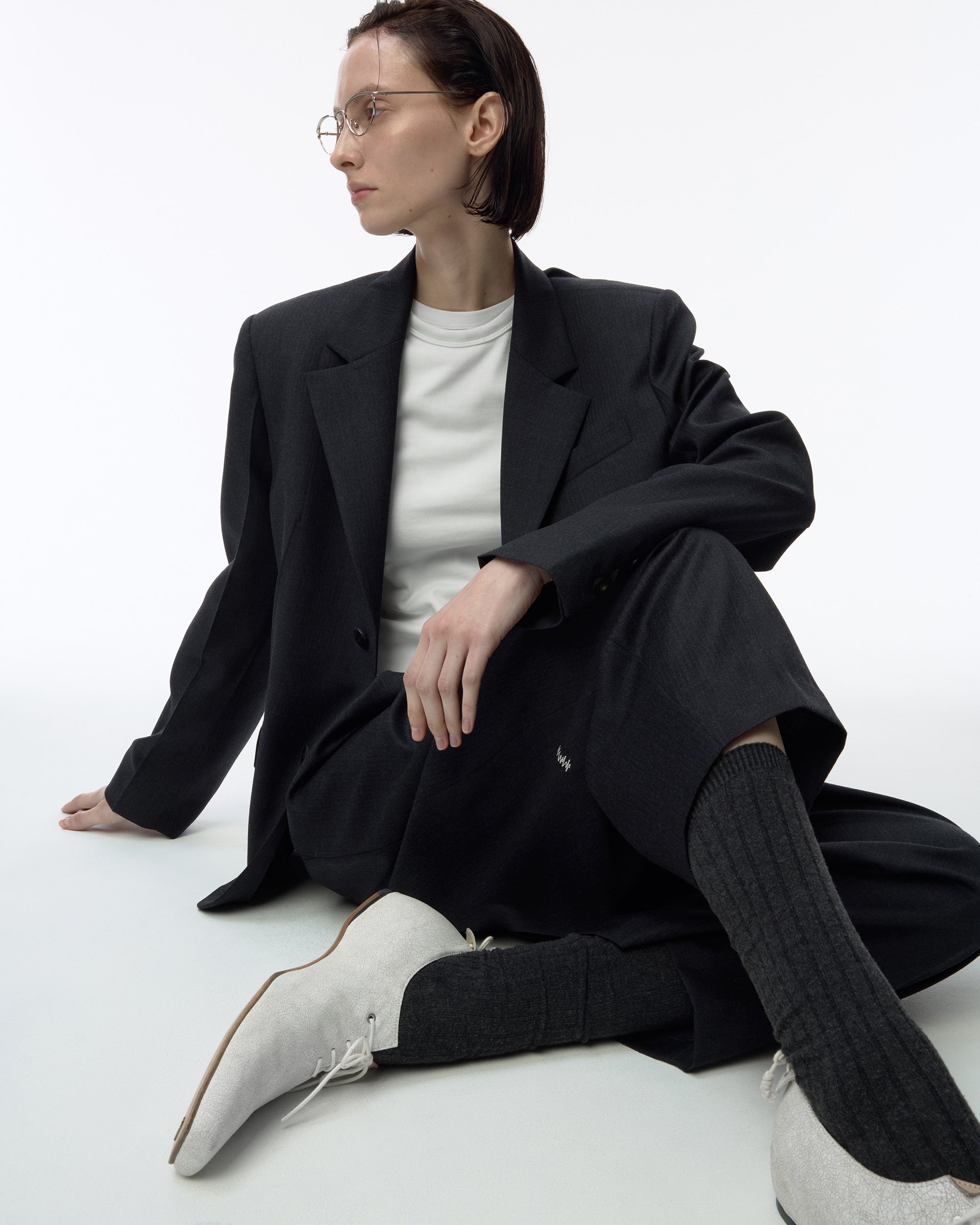 Ader Error - Sig; BK Tag slacks 01 (Grey) product image 5 | TRAB K-Fashion Australia