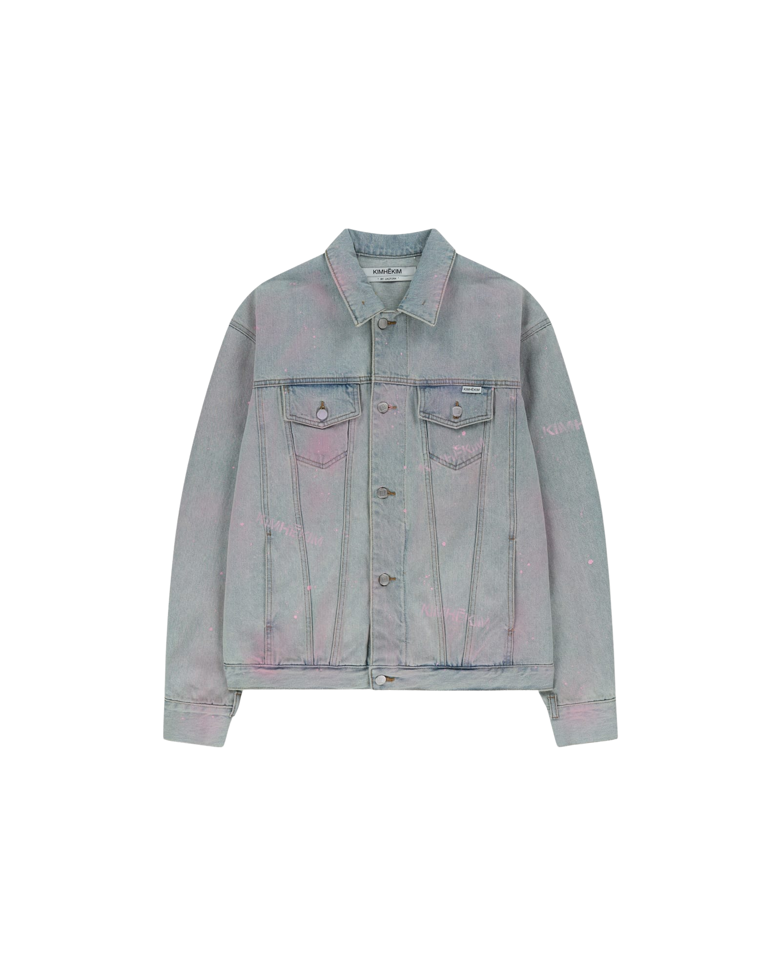 Kimhe Kim - Spray Dyed Denim Jacket (Sky Blue) product image 11 | TRAB K-Fashion Australia