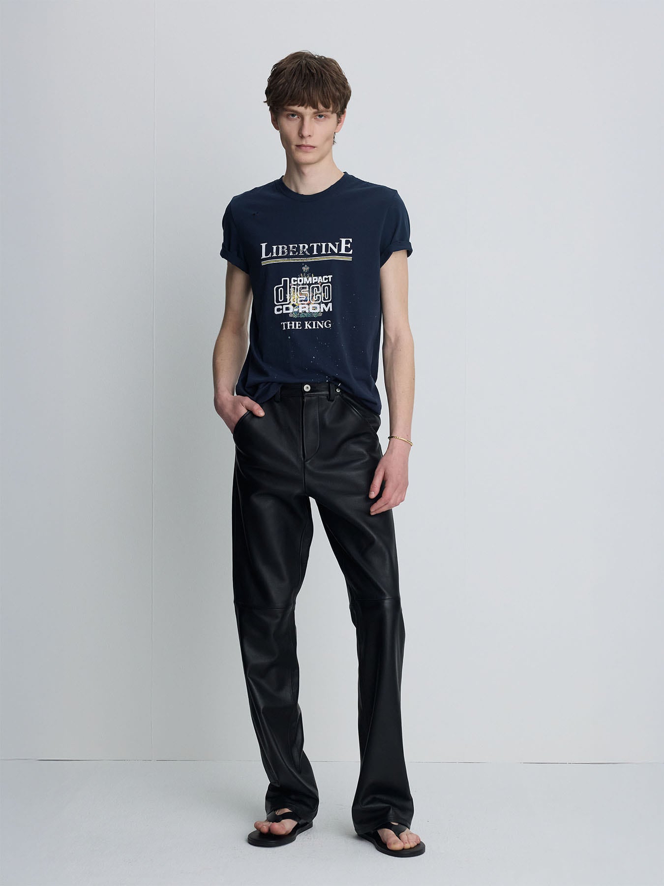 Tonywack - Distressed Libertine T-Shirt (Navy) product image 2 | TRAB K-Fashion Australia