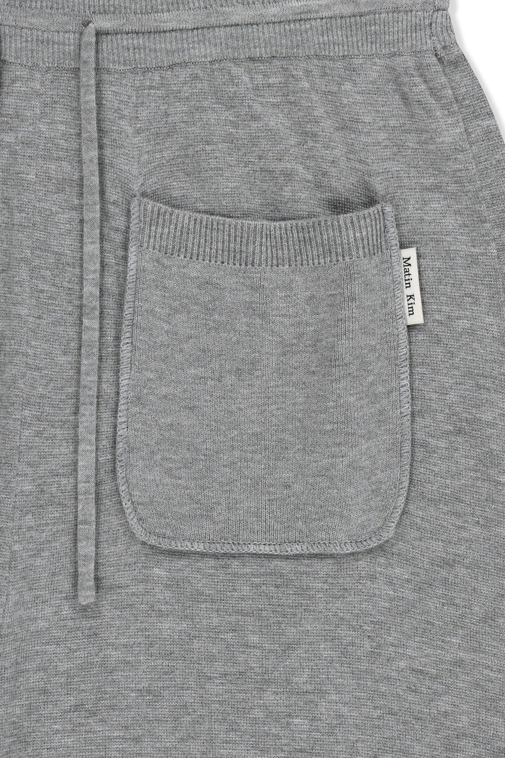 Matin Kim - Leg Warmer Knit Jogger Pants (Grey) product image 4 | TRAB K-Fashion Australia