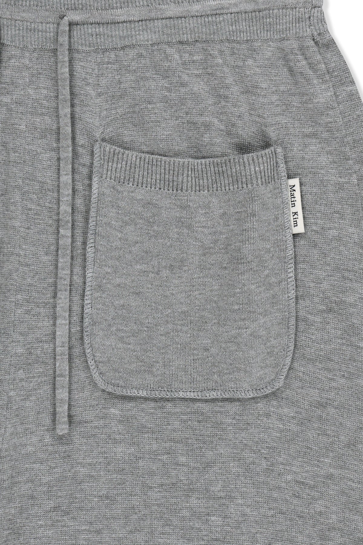Matin Kim - Leg Warmer Knit Jogger Pants (Grey) product image 4 | TRAB K-Fashion Australia
