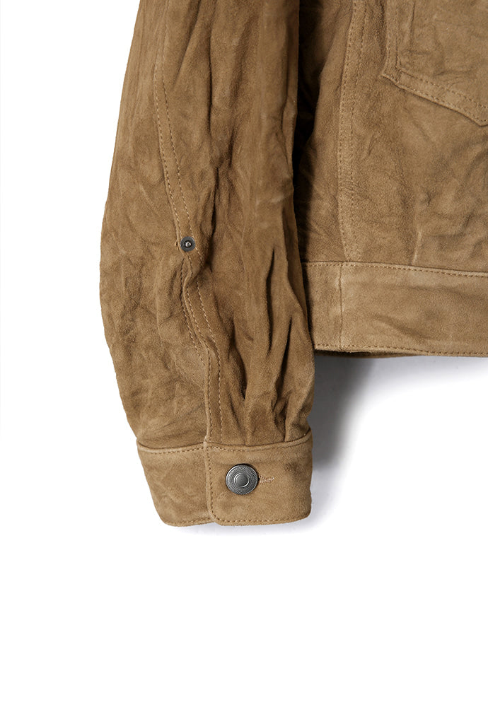 Art if acts - Washed Suede Trucker (Camel) product image 14 | TRAB K-Fashion Australia