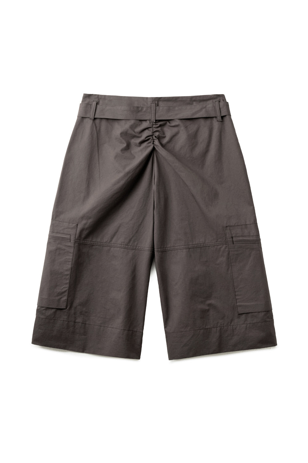 Hatchingroom - Roll Up Fatigue Shorts (Dark Brown) product image 3 | TRAB K-Fashion Australia