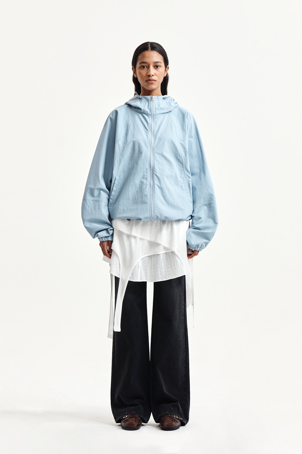 Matin Kim - Multi Panel Layered Skirt (White) product image 10 | TRAB K-Fashion Australia
