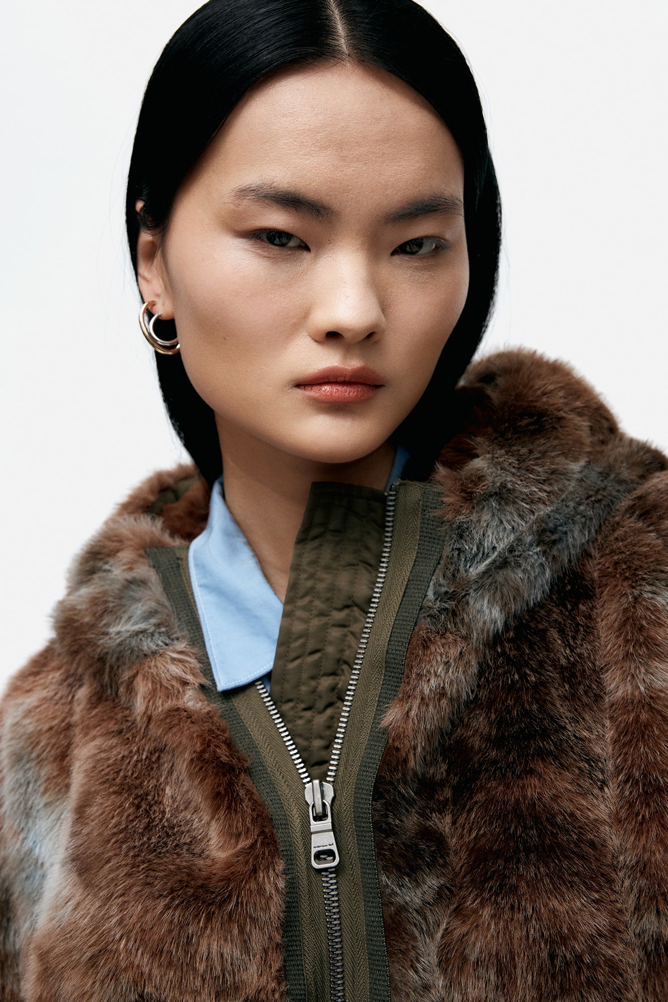 Andersson Bell - Vanessa Fur N2b Jacket (Brown) product image 5 | TRAB K-Fashion Australia