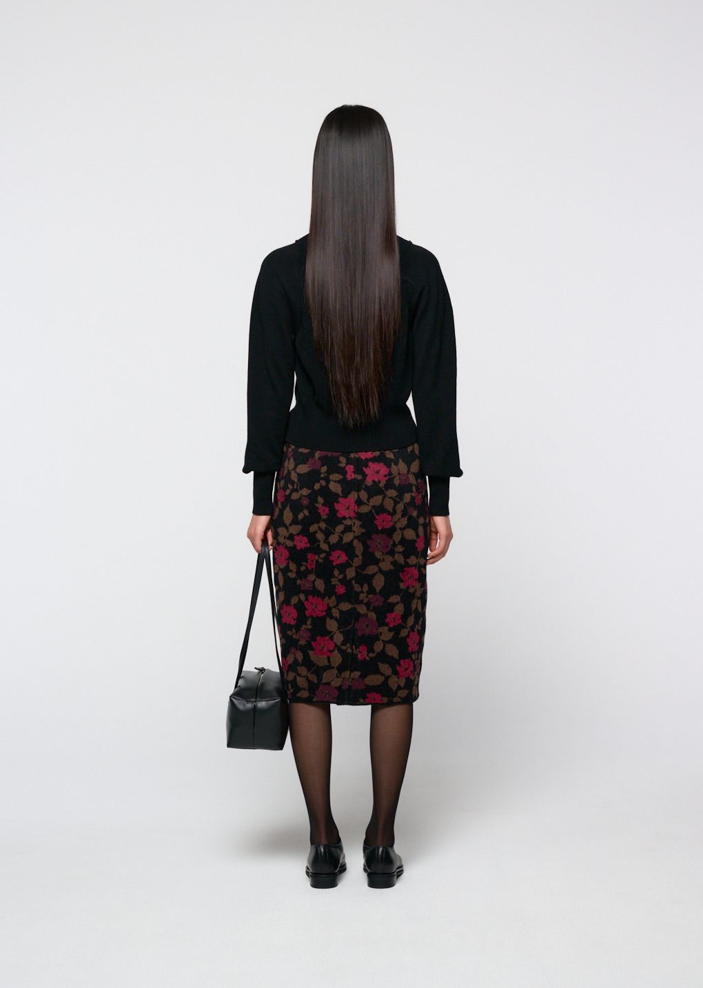 Amomento - Blocking button up cardigan (Black) product image 4 | TRAB K-Fashion Australia