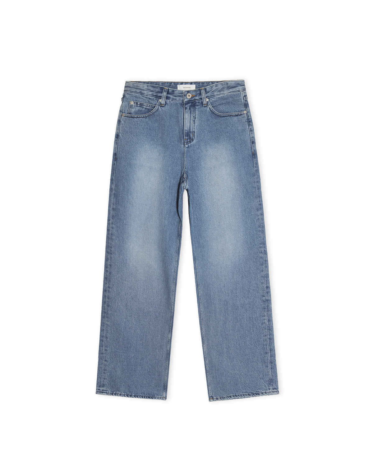 Brownyard - Low Rise Wide Denim (Blue) product image 5 | TRAB K-Fashion Australia
