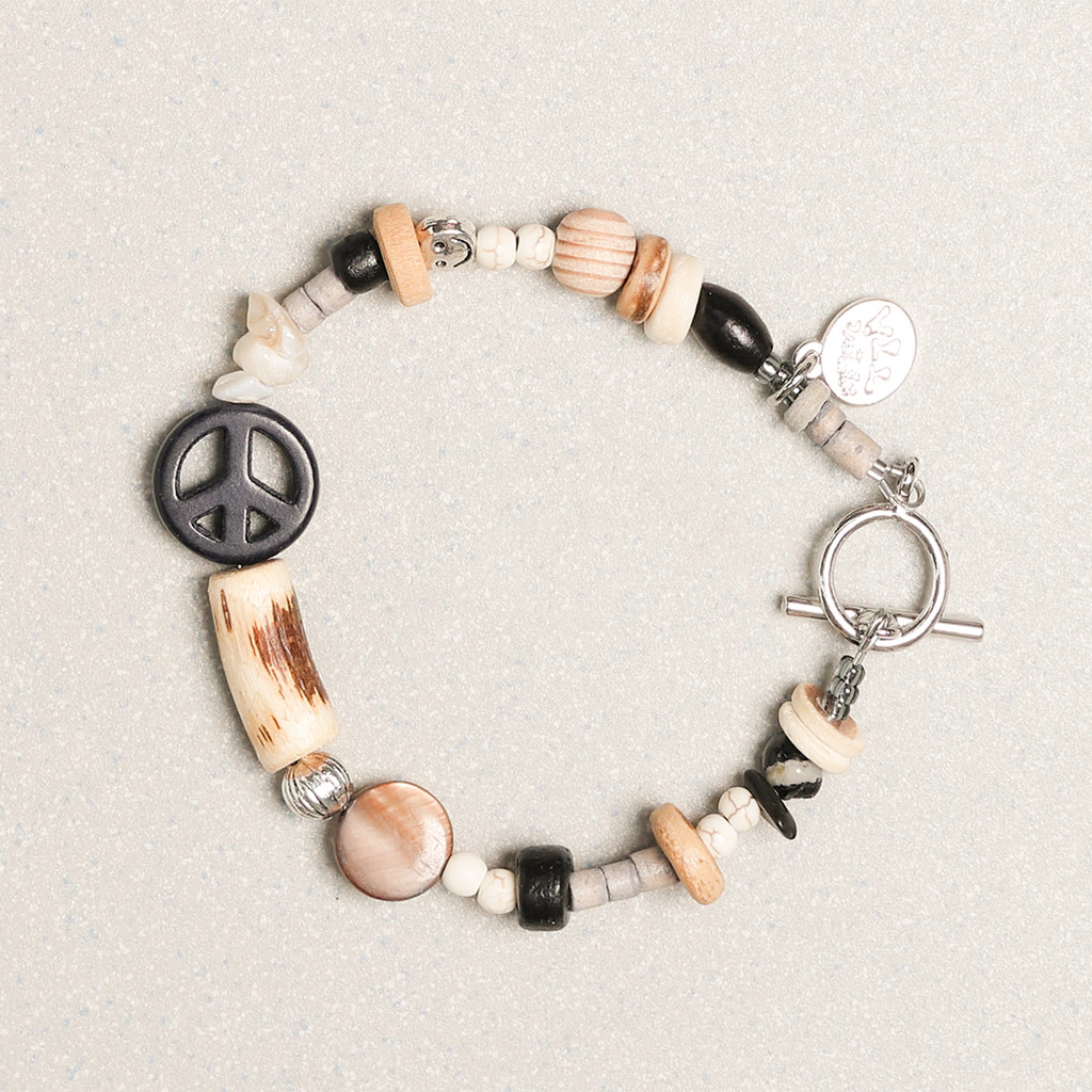 Towtow Archive - Peacemark Symbol Bracelet (Taffy Pink) product image 17 | TRAB K-Fashion Australia