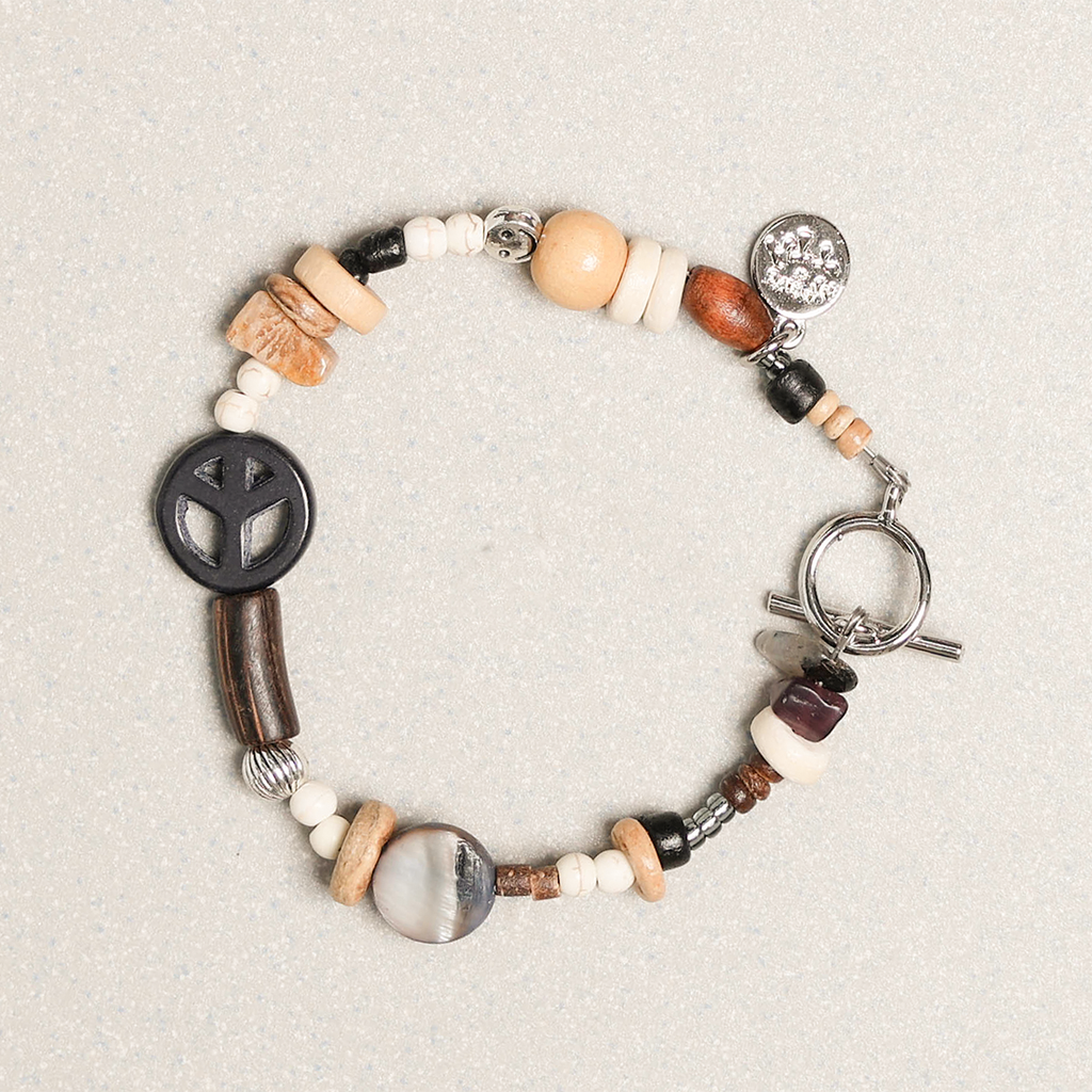 Towtow Archive - Peacemark Symbol Bracelet (Turquoise) product image 9 | TRAB K-Fashion Australia