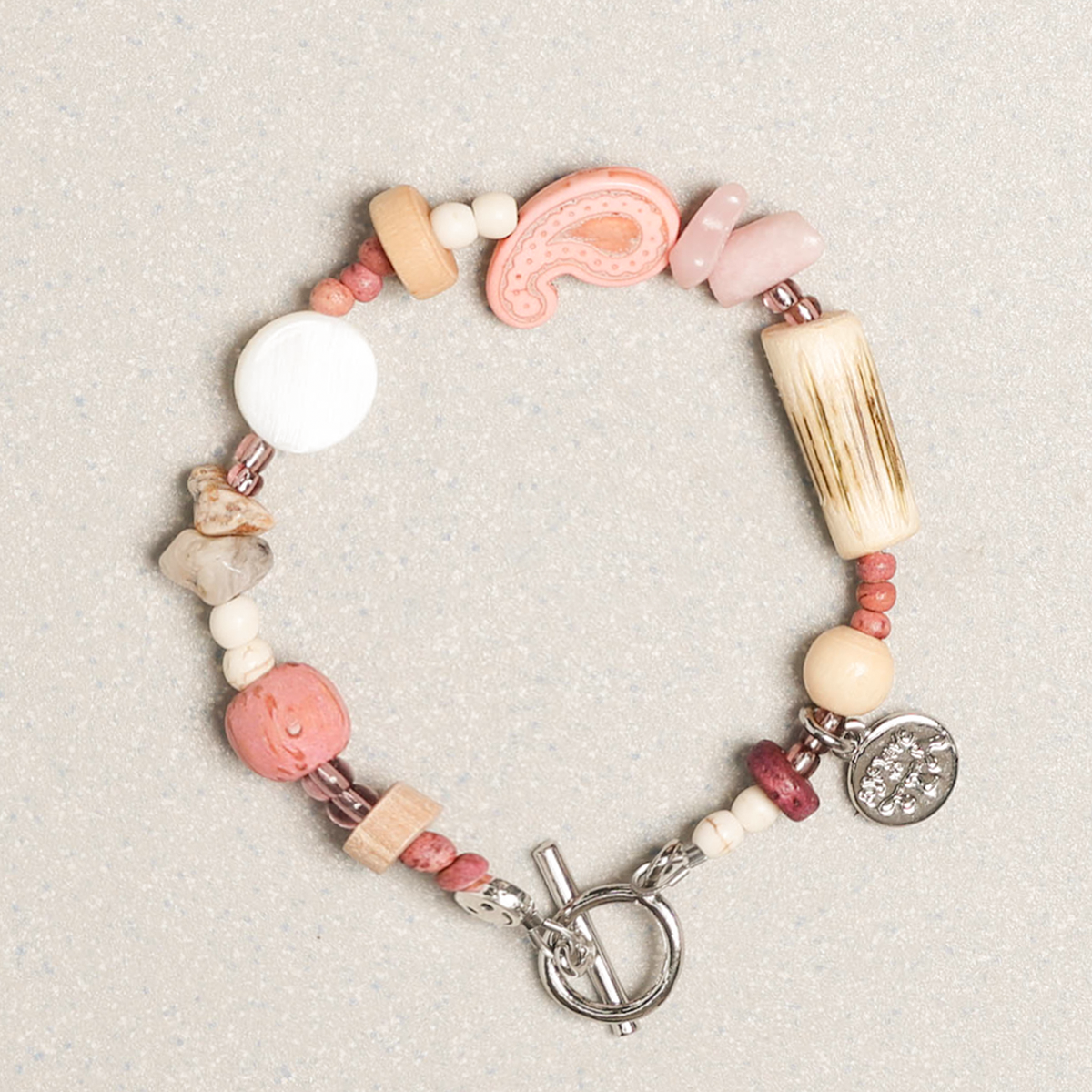Towtow Archive - Paisley Symbol Bracelet (Taffy Pink) product image 14 | TRAB K-Fashion Australia