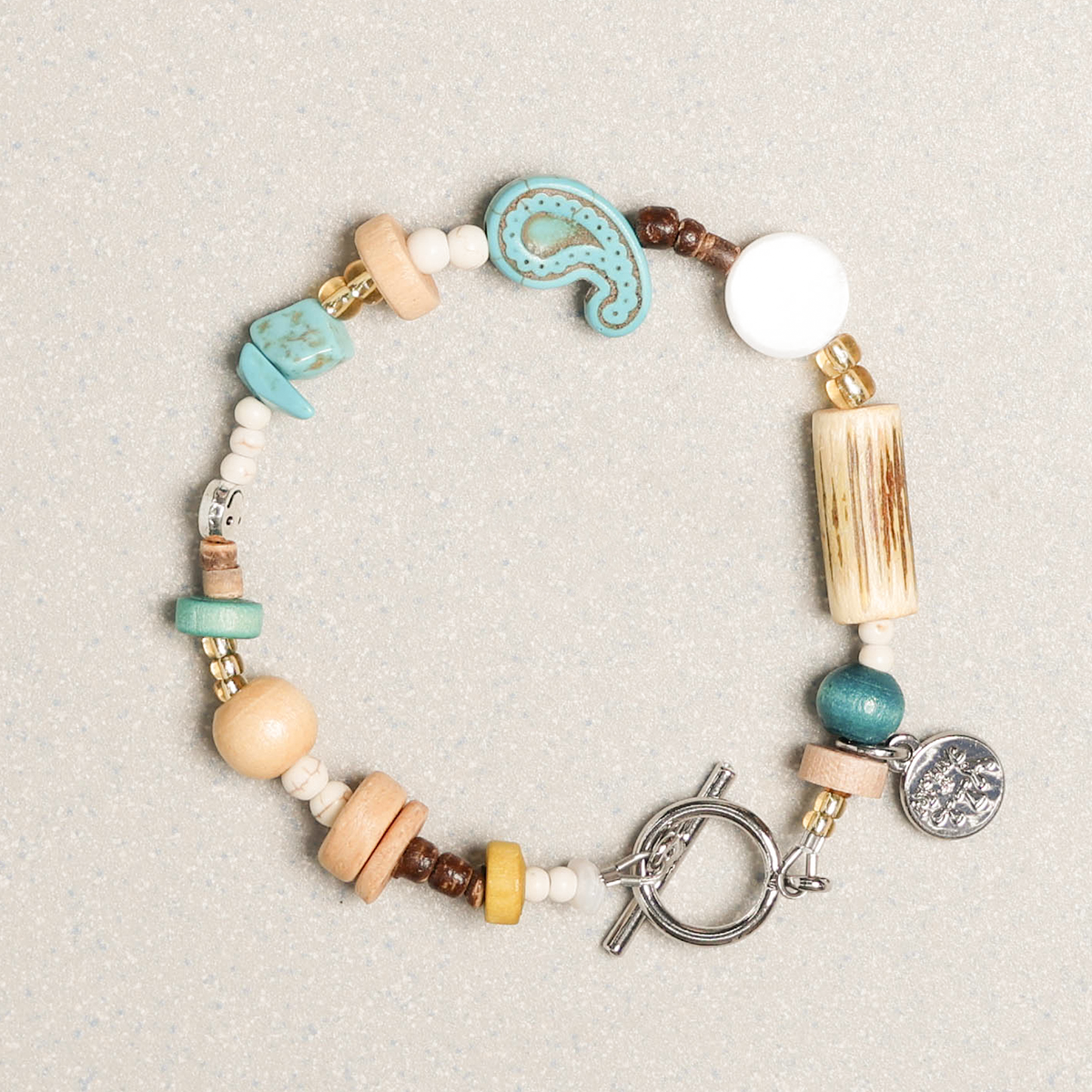 Towtow Archive - Paisley Symbol Bracelet (Ivory) product image 1 | TRAB K-Fashion Australia