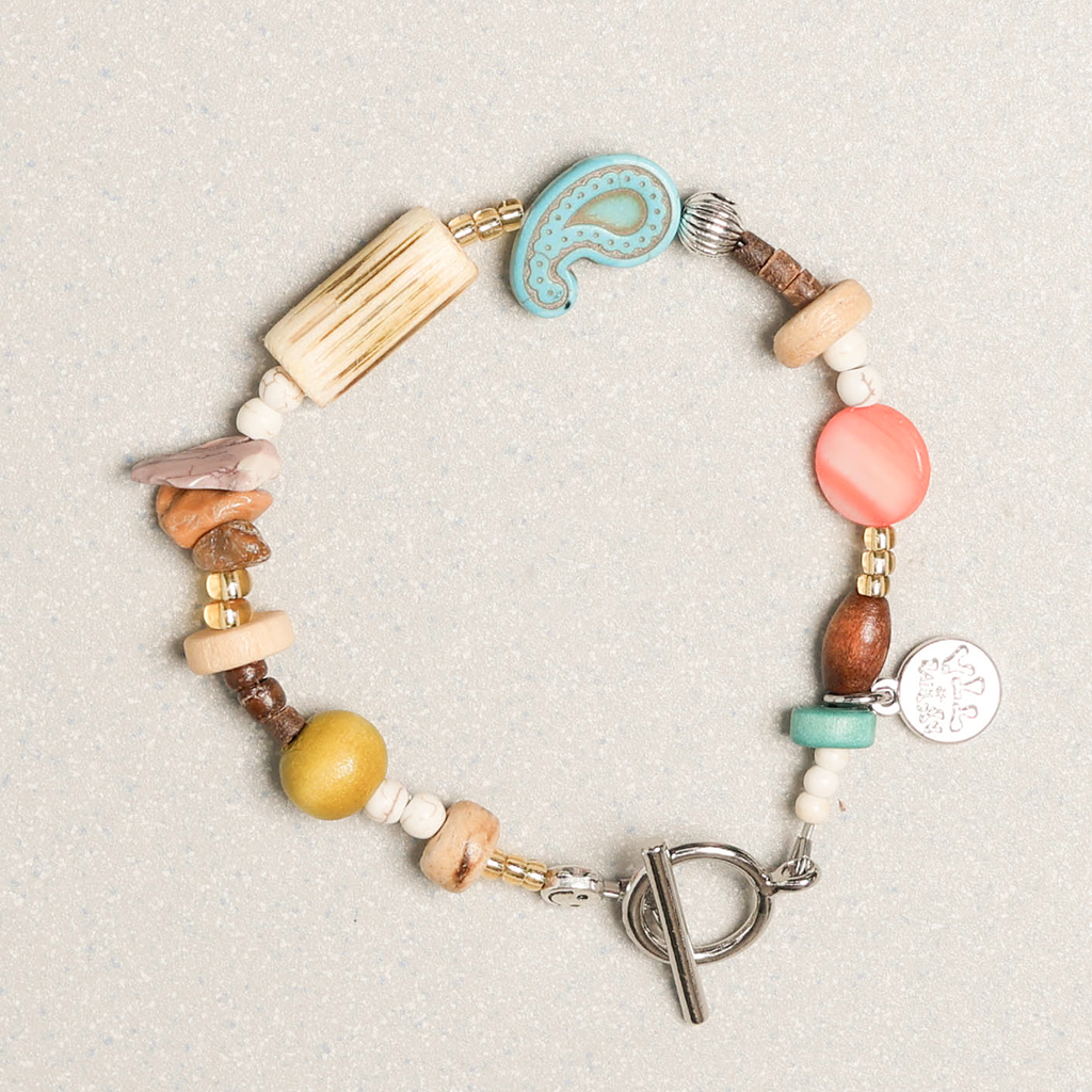 Towtow Archive - Paisley Symbol Bracelet (Melon Green) product image 2 | TRAB K-Fashion Australia