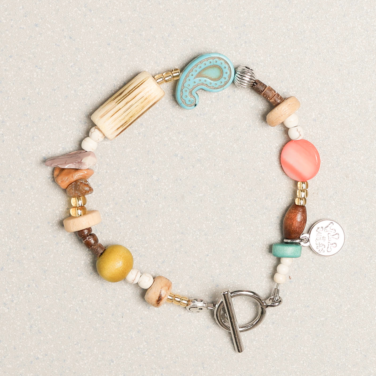 Towtow Archive - Paisley Symbol Bracelet (Melon Green) product image 2 | TRAB K-Fashion Australia