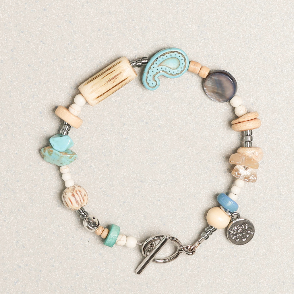 Towtow Archive - Paisley Symbol Bracelet (Melon Green) product image 3 | TRAB K-Fashion Australia