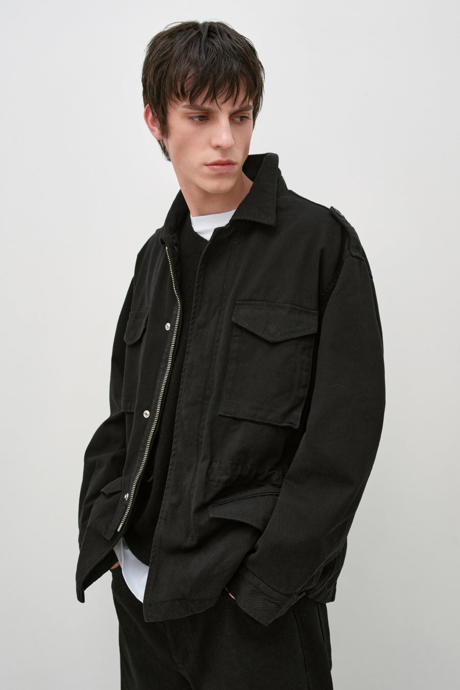 Insilence - M51 Field Jacket (Black) product image 6 | TRAB K-Fashion Australia