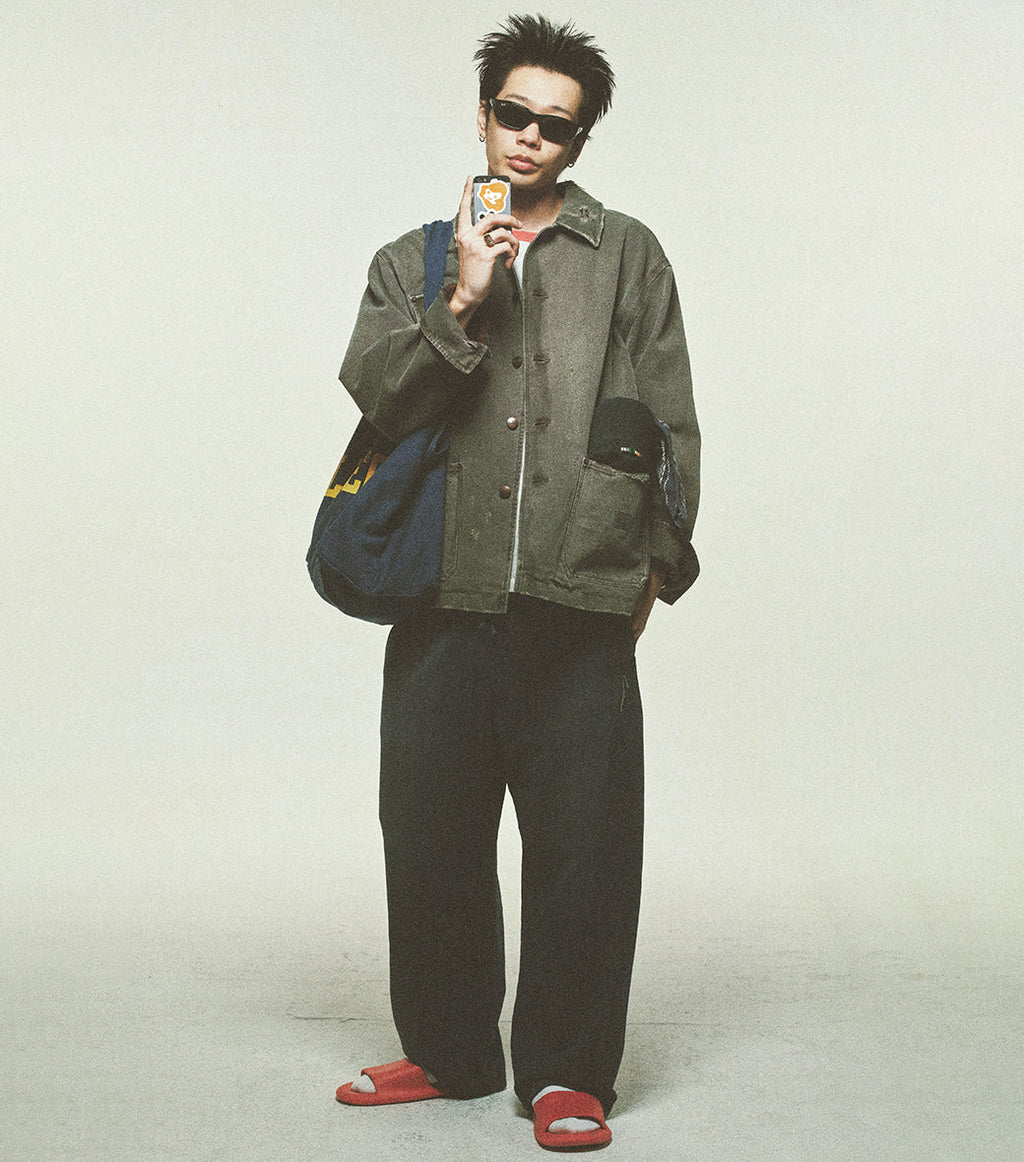 Llege - Damaged Work Jacket (Grey) product image 7 | TRAB K-Fashion Australia