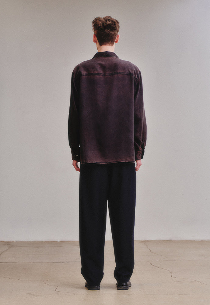 Art if acts - Tencel Two Pocket Shirt (Vintage Navy) product image 5 | TRAB K-Fashion Australia