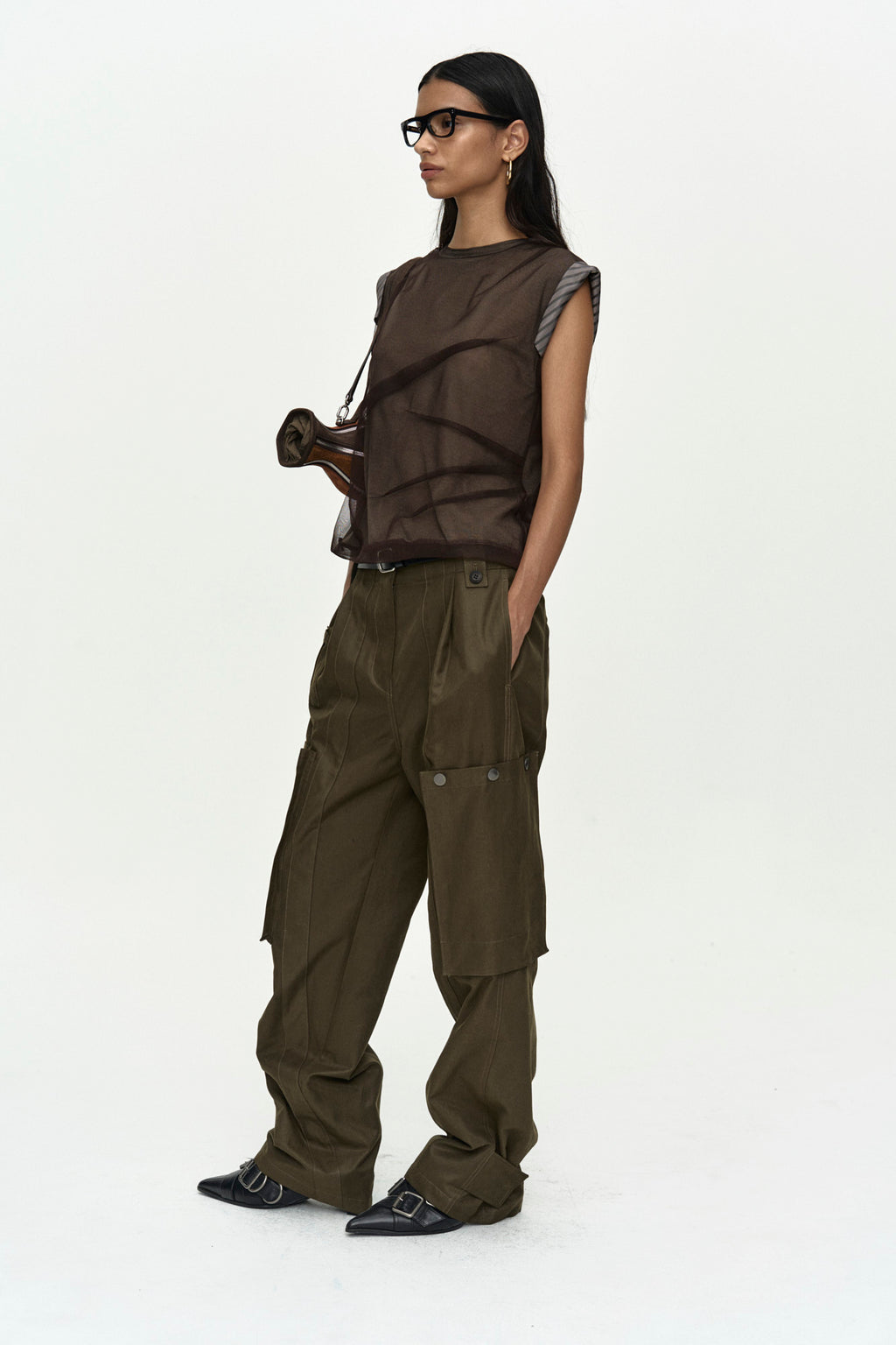 Andersson Bell - Utility Cargo Pants (Khaki) product image 2 | TRAB K-Fashion Australia