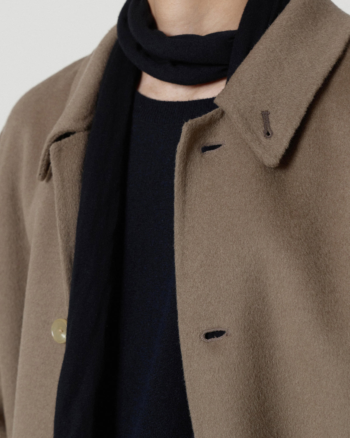 Brownyard - Handmade Half Coat (Dark Beige) product image 4 | TRAB K-Fashion Australia
