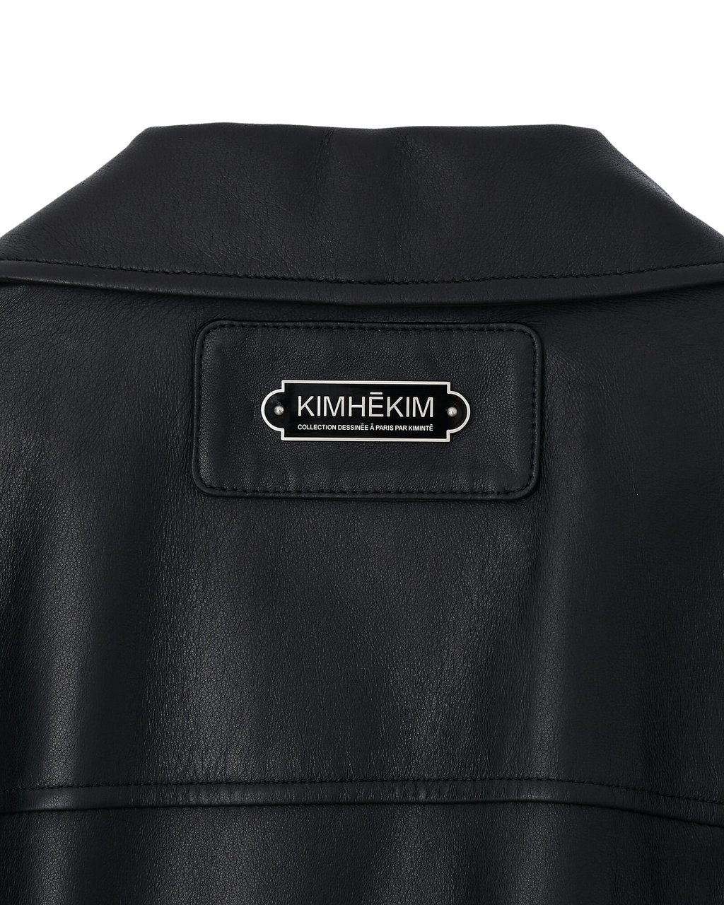 Kimhe Kim - Leather Biker Jacket (Black) product image 14 | TRAB K-Fashion Australia