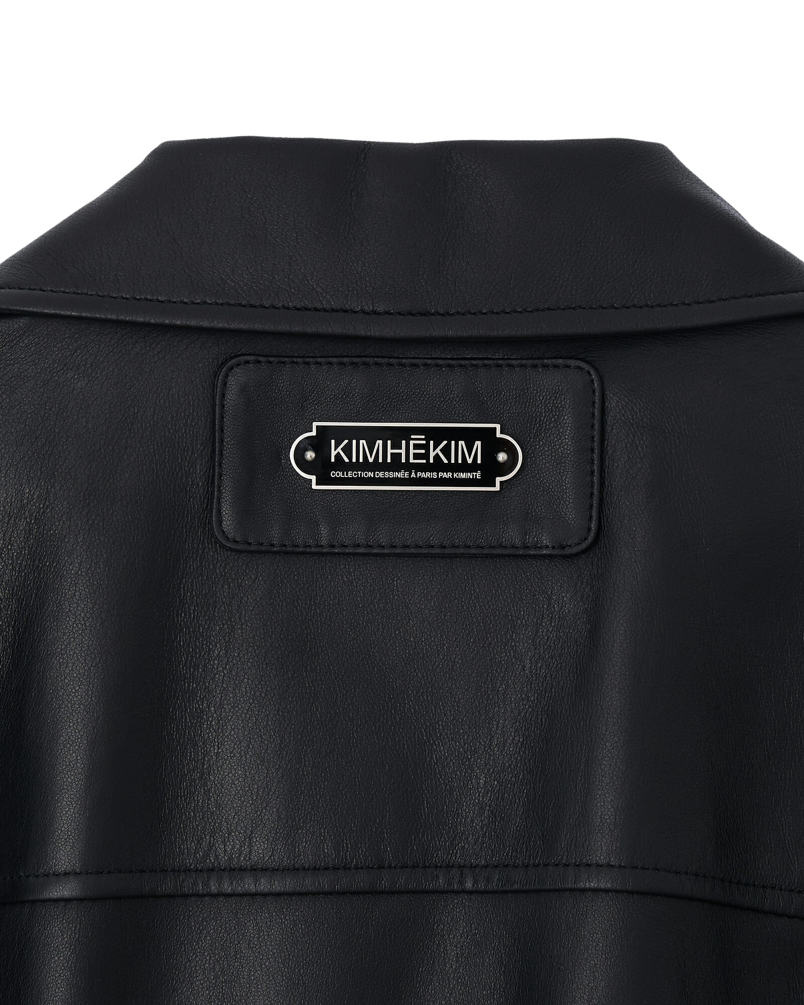 Kimhe Kim - Leather Biker Jacket (Black) product image 14 | TRAB K-Fashion Australia