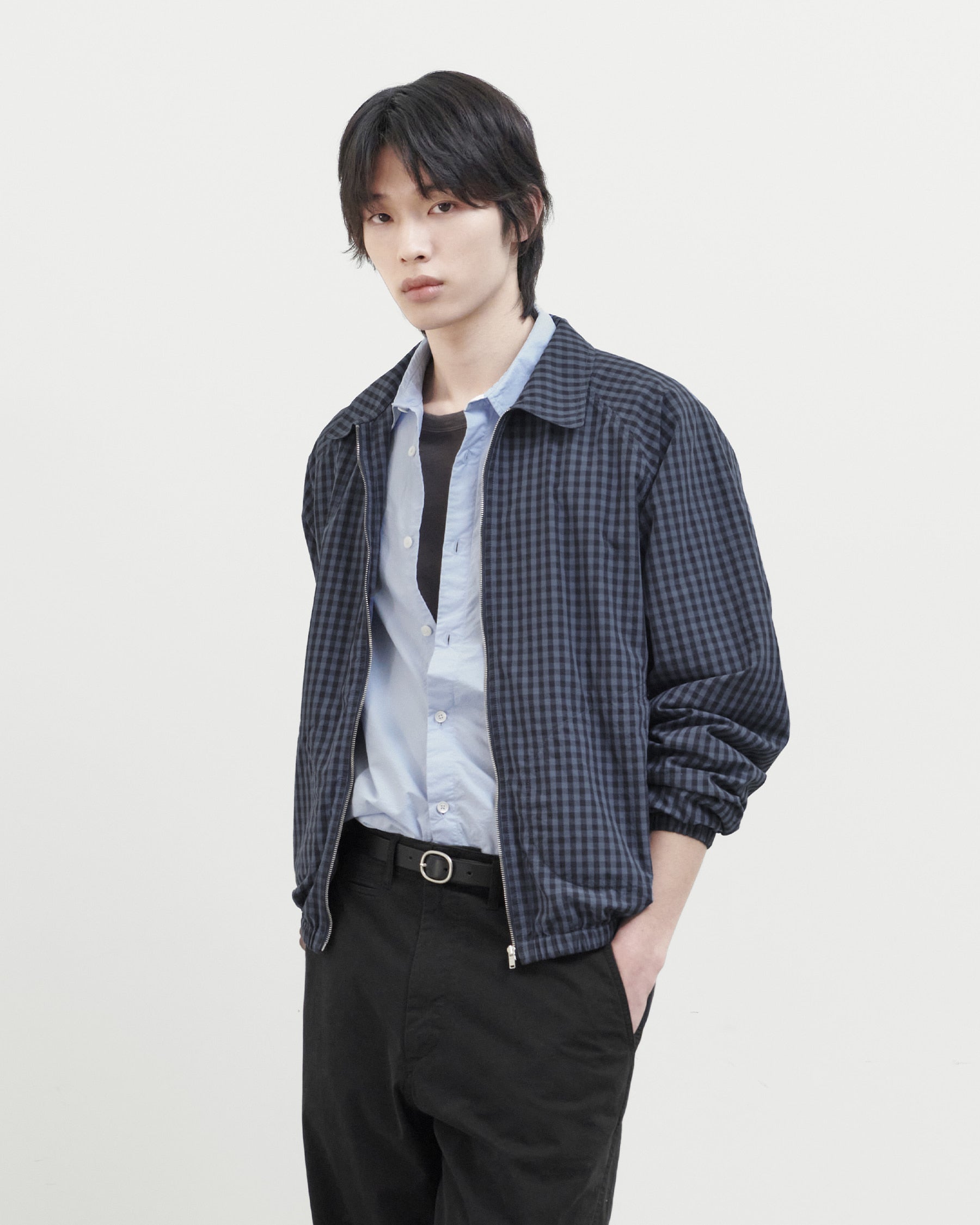 Brownyard - Check Blouson (Blue) product image 4 | TRAB K-Fashion Australia