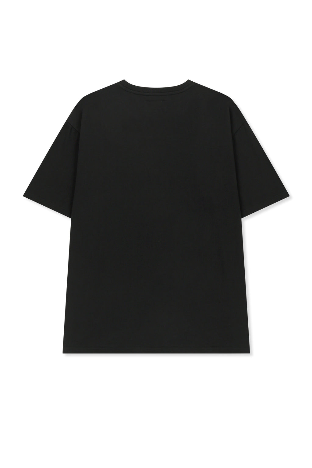 Matin Kim - Applique Felt Logo Top (Strong Black) product image 2 | TRAB K-Fashion Australia