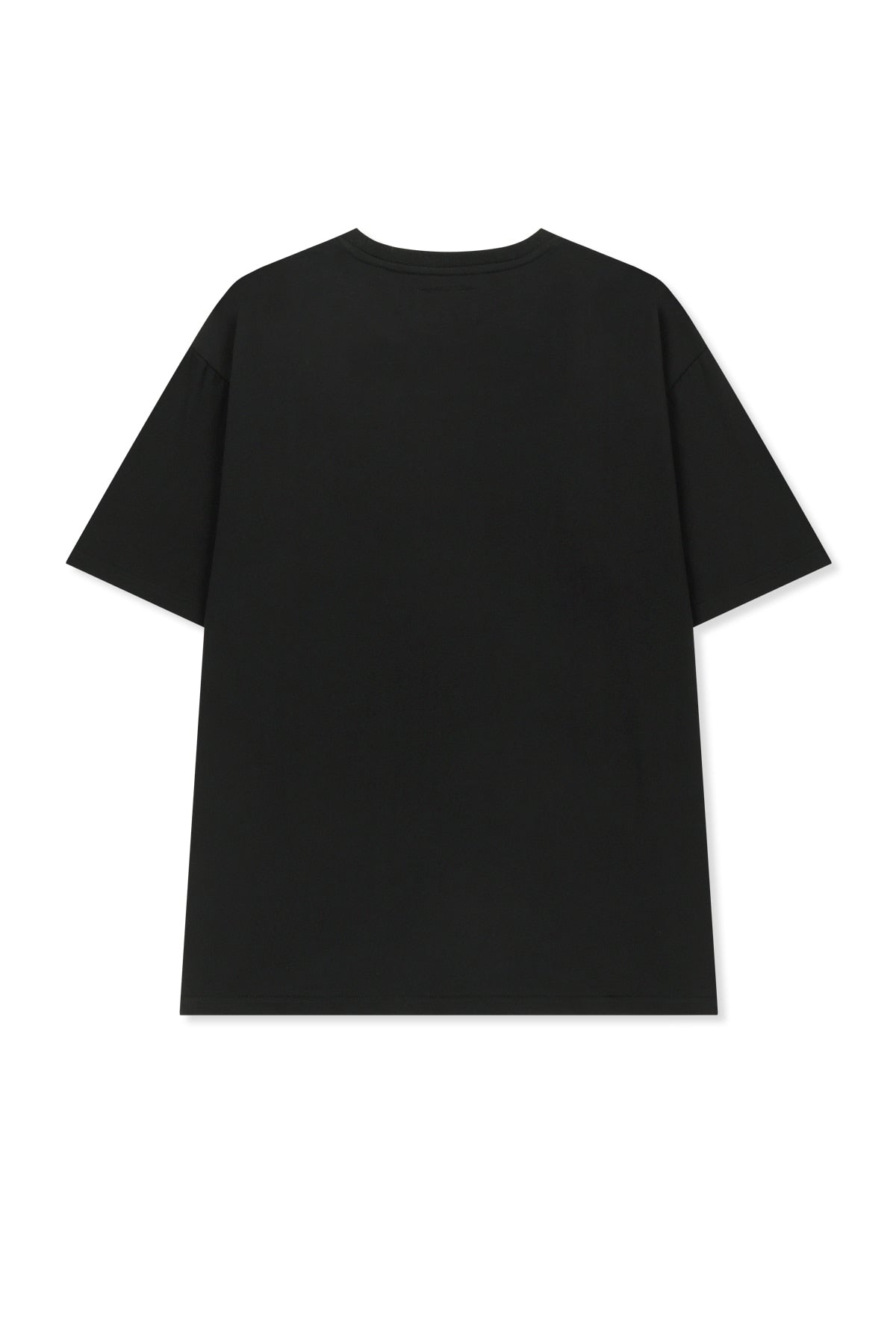 Matin Kim - Applique Felt Logo Top (Strong Black) product image 2 | TRAB K-Fashion Australia