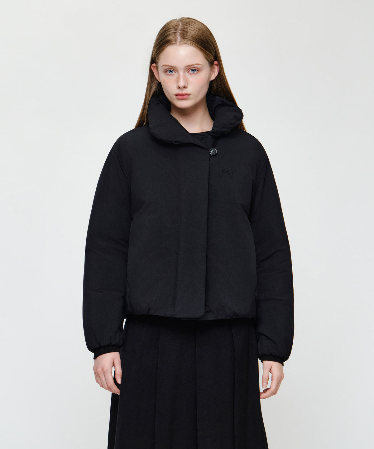 Marithe & Francois Girbaud - High Neck Padded Jacket (Black) product image 1 | TRAB K-Fashion Australia