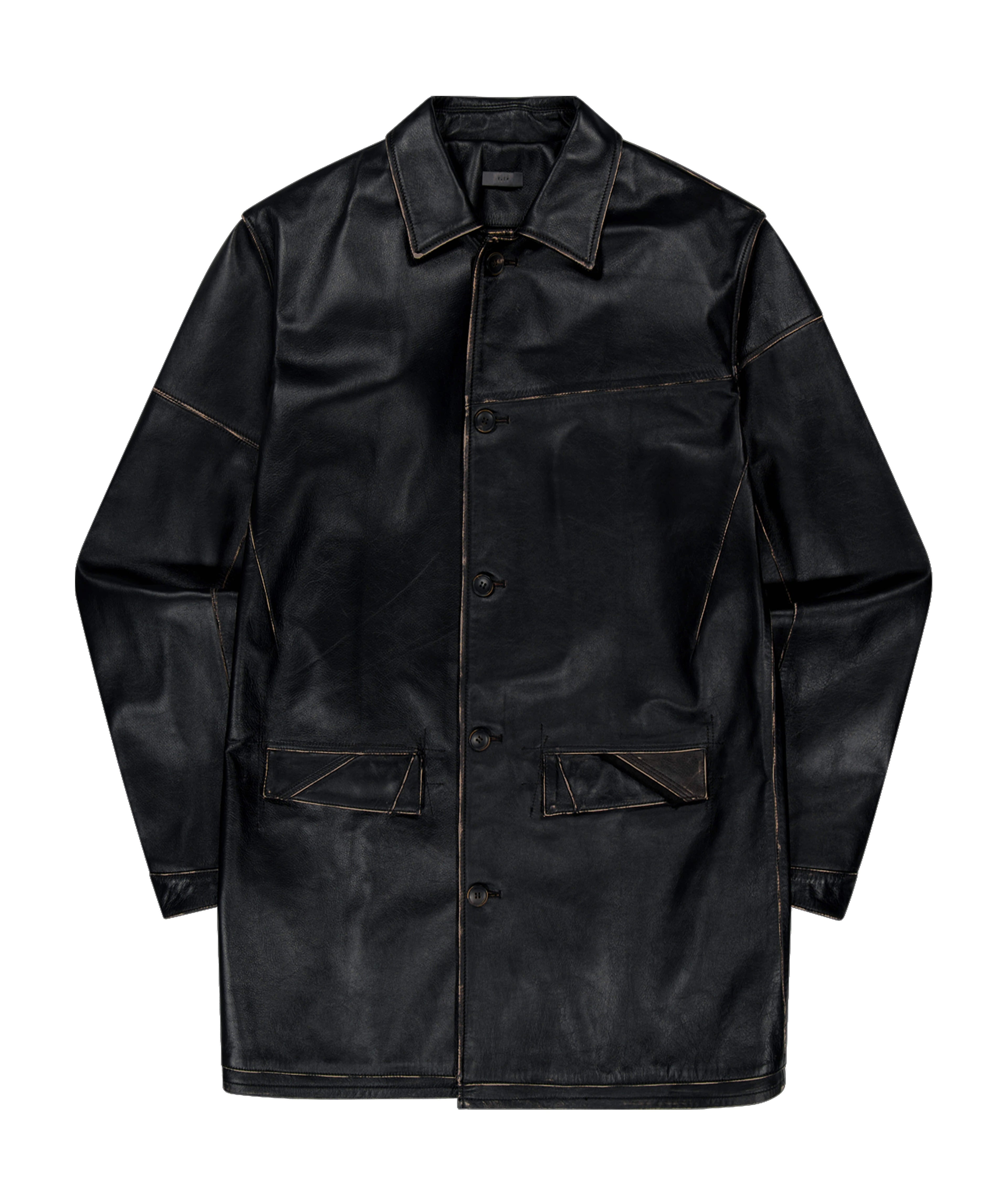 XLIM - Ep.8 01 Leather Jacket (Black) product image 5 | TRAB K-Fashion Australia