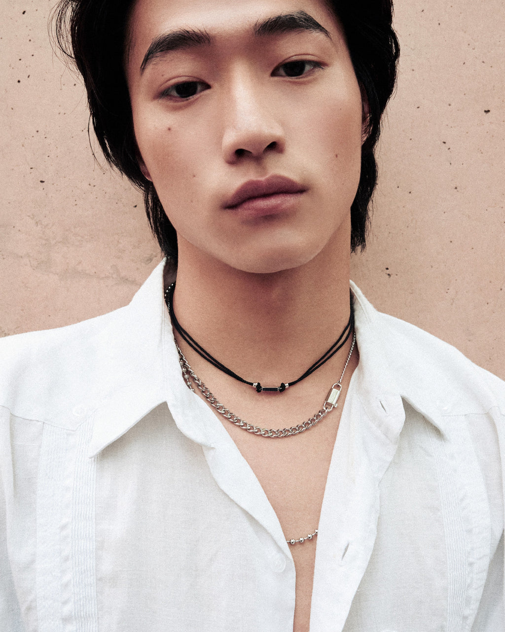 Numbering - Plate Clasp Chain Necklace #5861 product image 3 | TRAB K-Fashion Australia