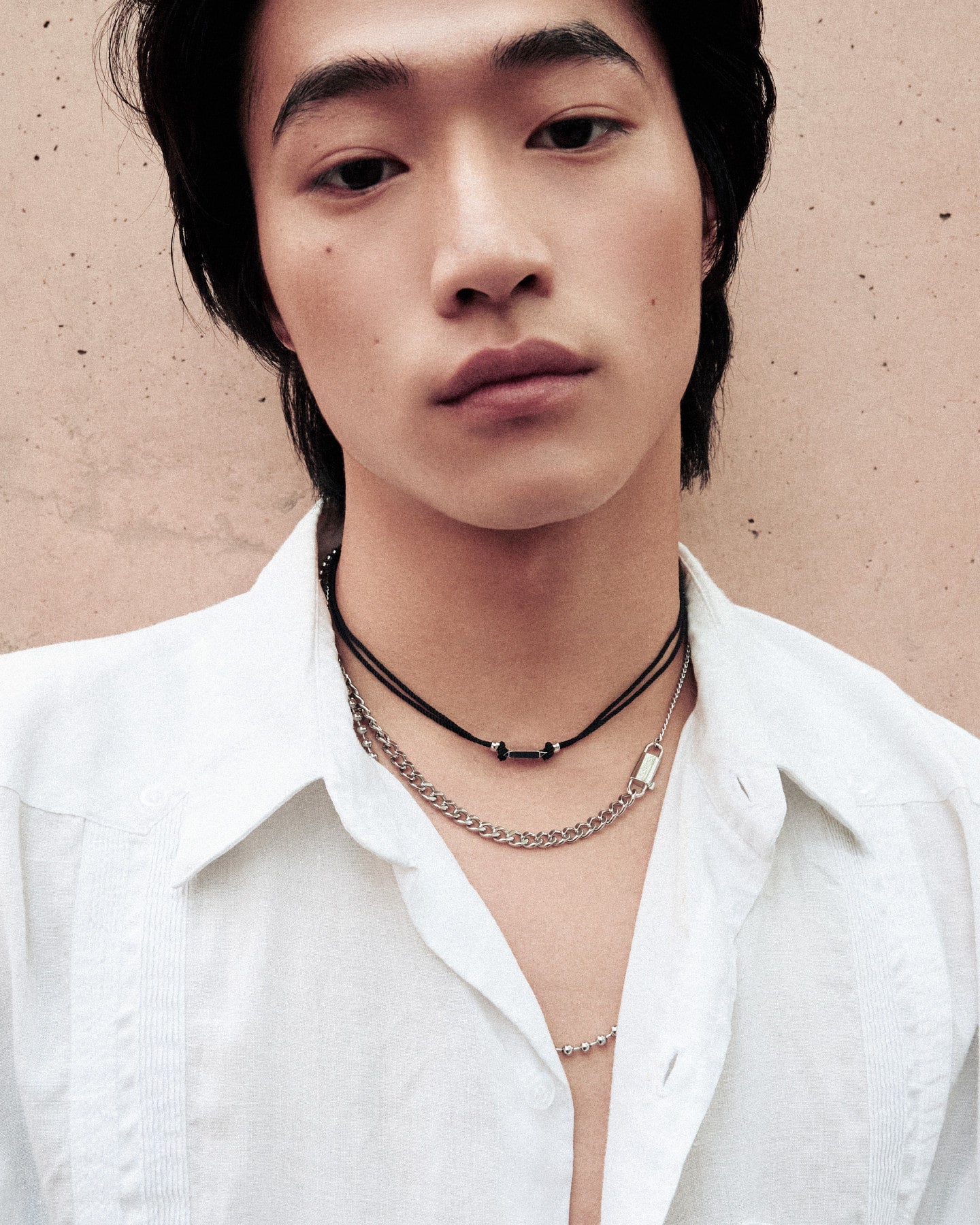 Numbering - Plate Clasp Chain Necklace #5861 product image 3 | TRAB K-Fashion Australia