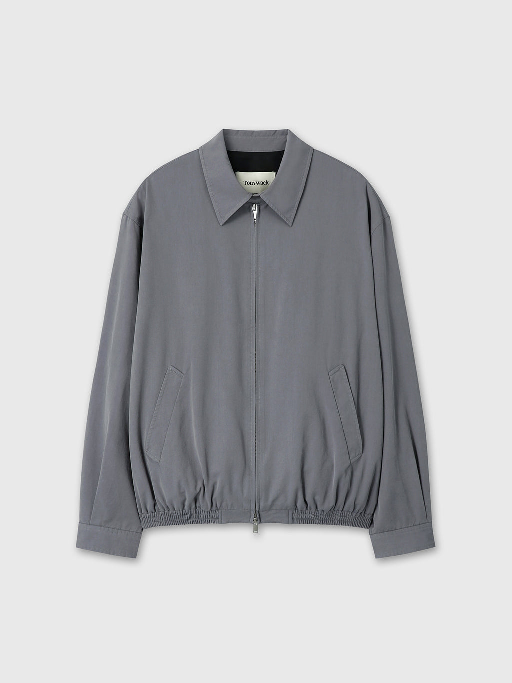 Tonywack - Washed Cotton Lyocell Blouson Jacket (Faded Carbon) product image 9 | TRAB K-Fashion Australia