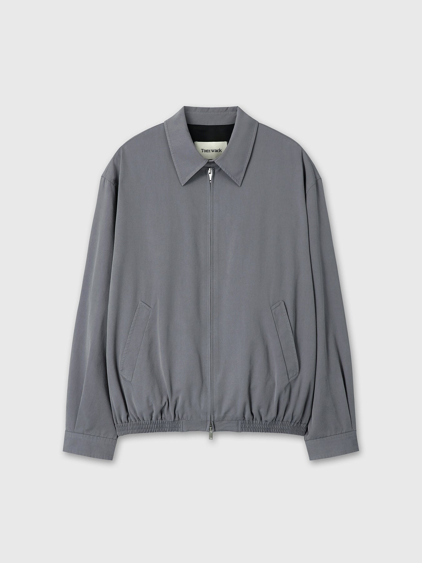Tonywack - Washed Cotton Lyocell Blouson Jacket (Faded Carbon) product image 9 | TRAB K-Fashion Australia