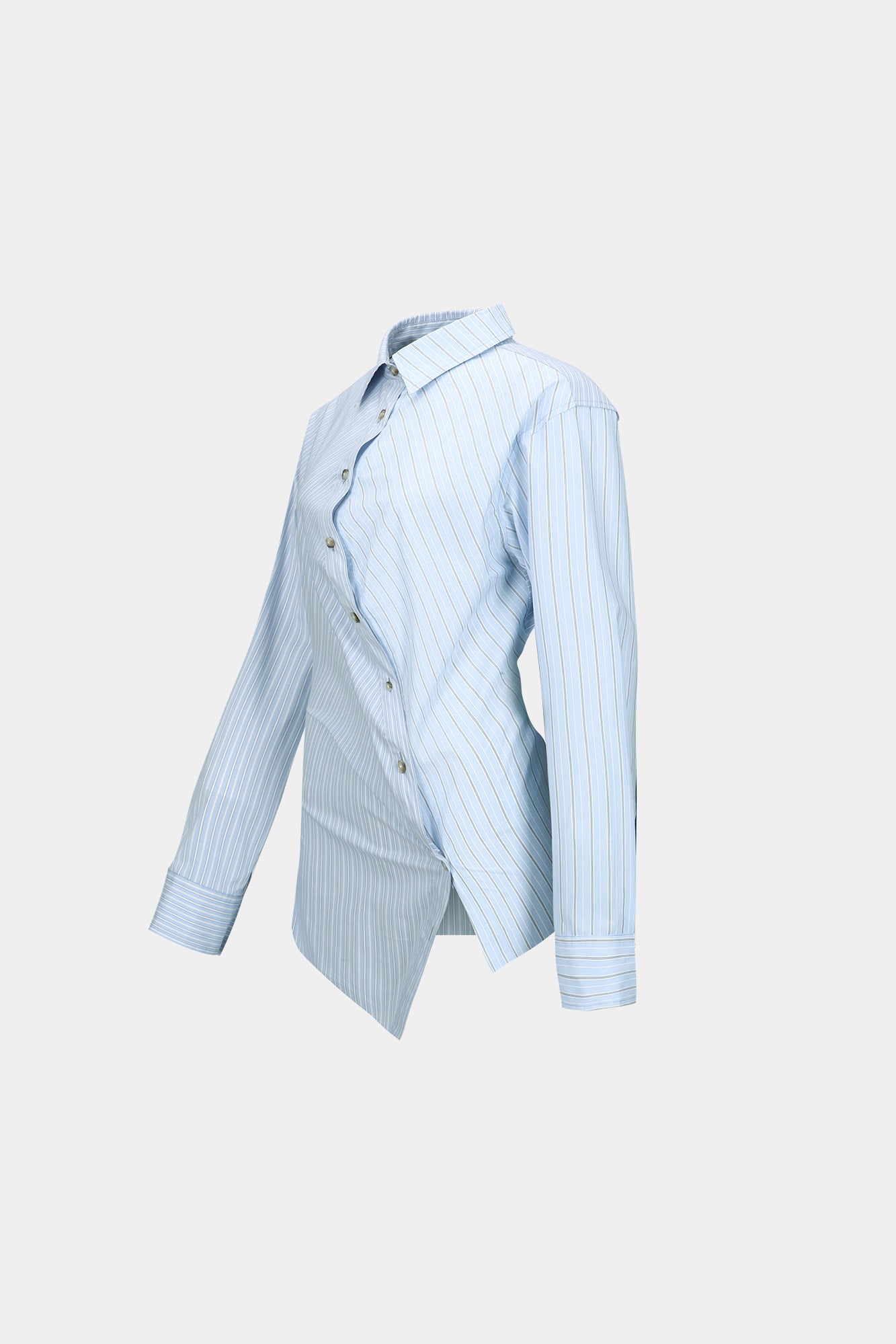 Andersson Bell - Twist Stripe Shirts (Blue) product image 11 | TRAB K-Fashion Australia
