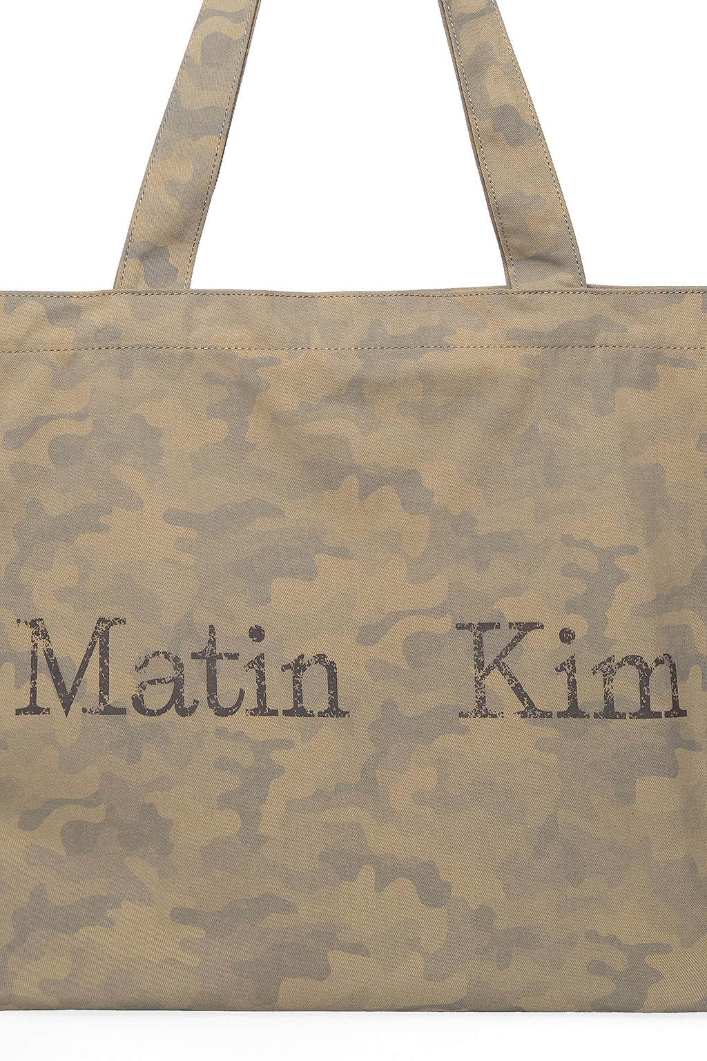 Matin Kim - Matin Washed Pattern Ecobag (Khaki) product image 3 | TRAB K-Fashion Australia