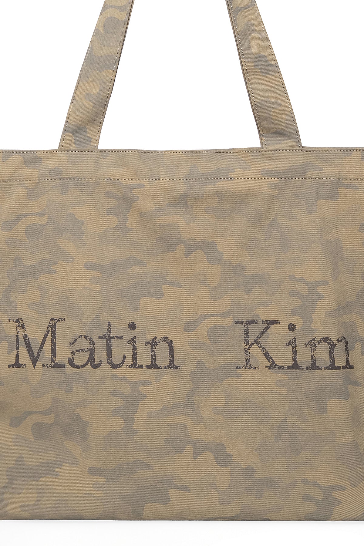 Matin Kim - Matin Washed Pattern Ecobag (Khaki) product image 3 | TRAB K-Fashion Australia