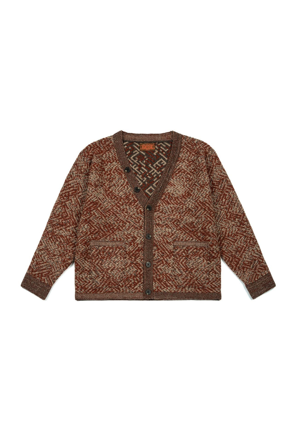 Ioedle - Miro Knit Cardigan (Red Brown) product image 2 | TRAB K-Fashion Australia
