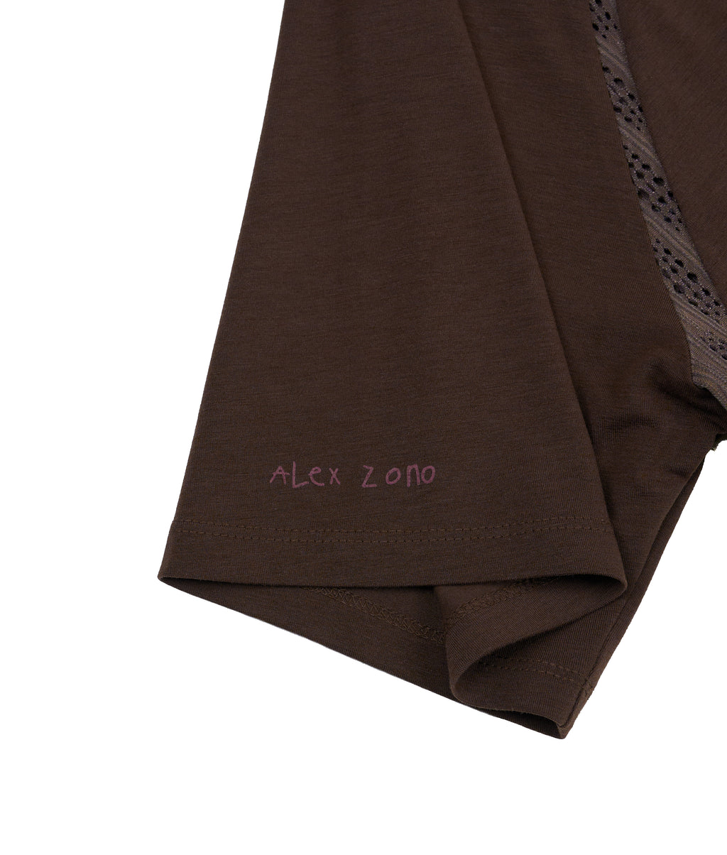 XLIM - Azxlim 01 T-Shirt (Brown) product image 10 | TRAB K-Fashion Australia