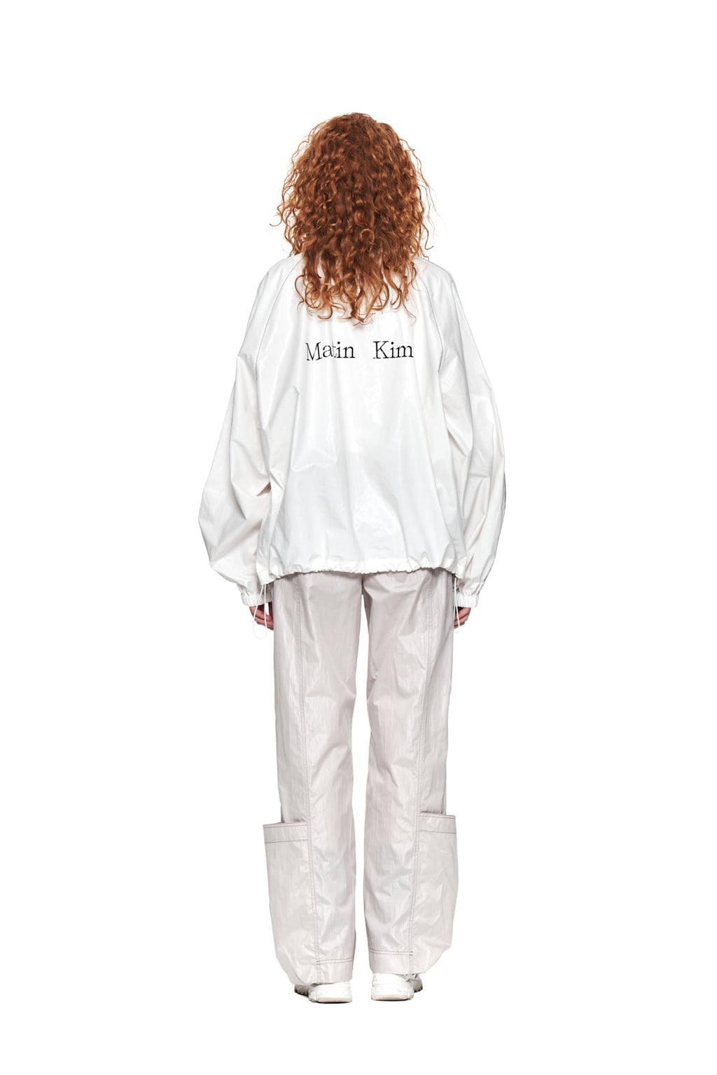 Matin Kim - Matin Kim Logo Coating Jumper (Ivory) product image 7 | TRAB K-Fashion Australia