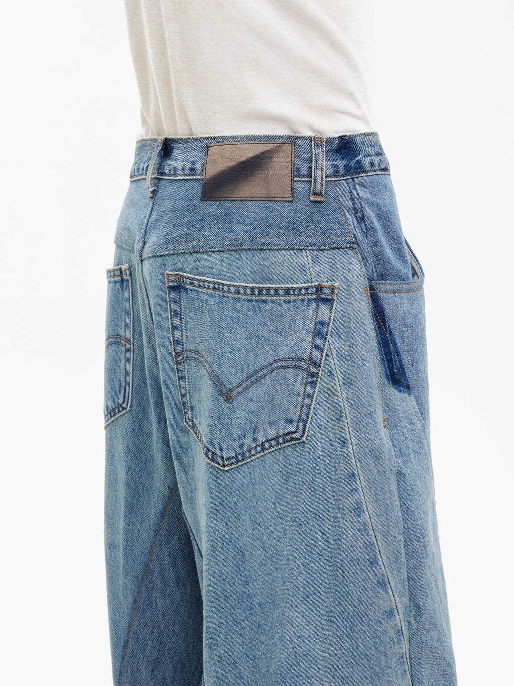 Jiyong Kim - Re-Worked Denim Pants (Blue) product image 7 | TRAB K-Fashion Australia