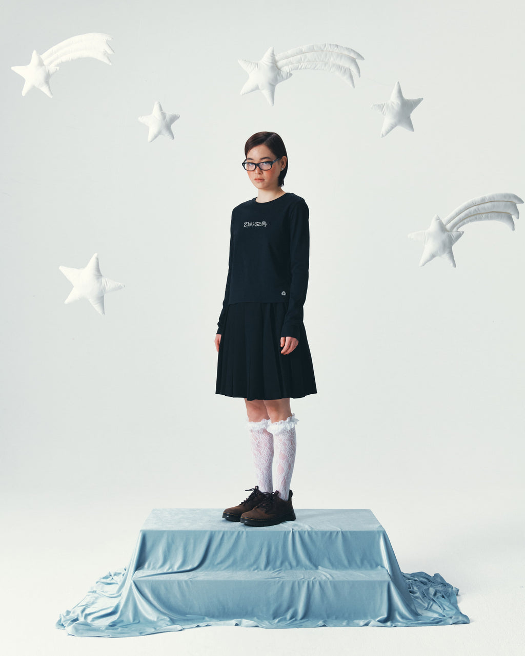 Coyseio - Little Stars Longsleeves (Black) product image 3 | TRAB K-Fashion Australia
