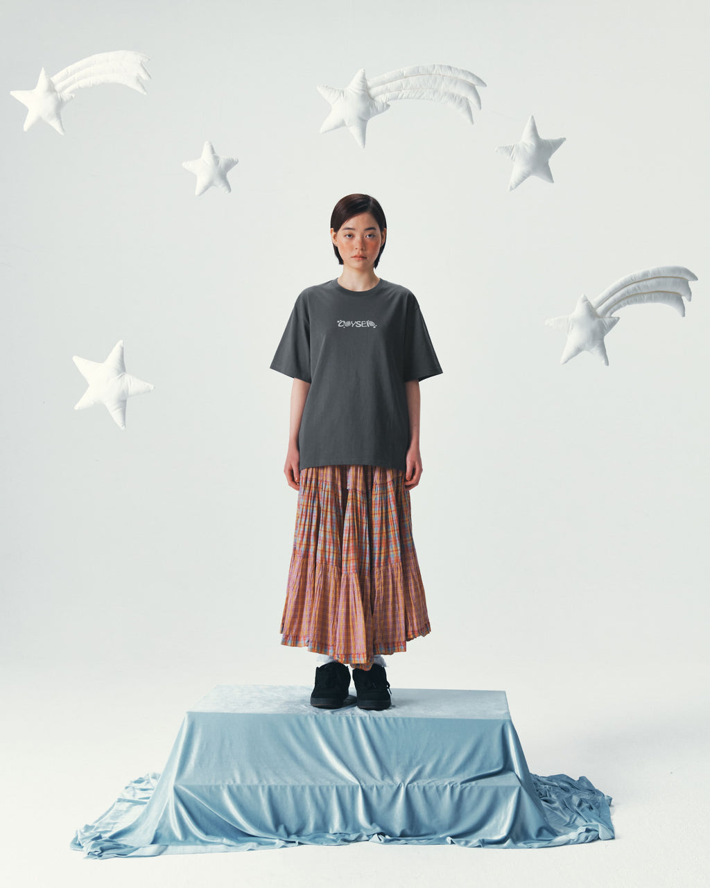 Coyseio - Little Stars Regular T-Shirt (Charcoal) product image 2 | TRAB K-Fashion Australia
