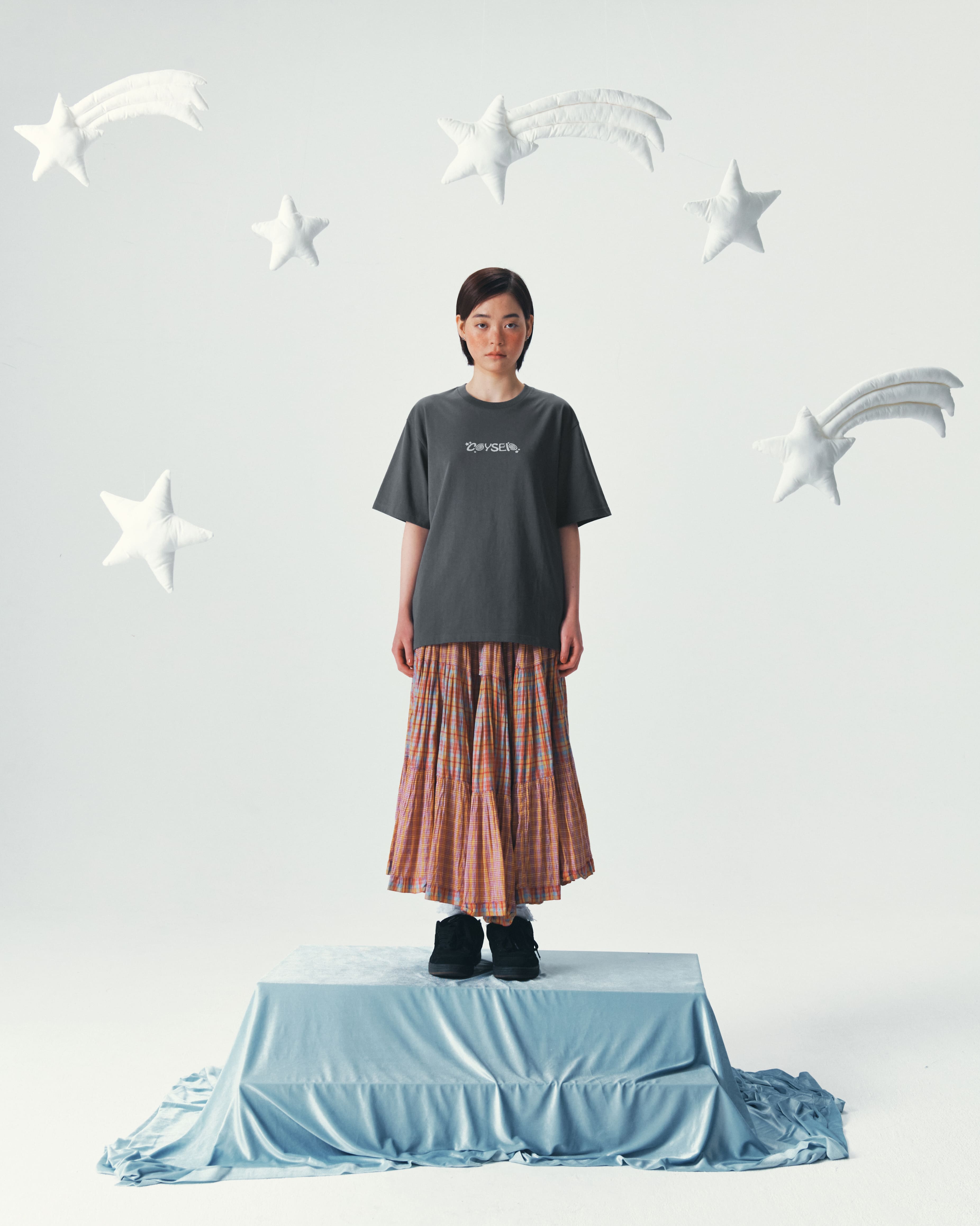 Coyseio - Little Stars Regular T-Shirt (Charcoal) product image 2 | TRAB K-Fashion Australia