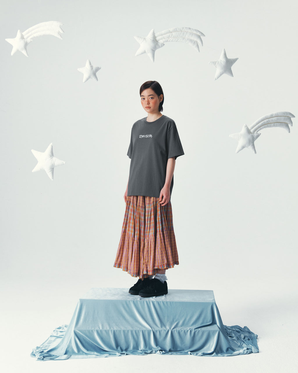 Coyseio - Little Stars Regular T-Shirt (Charcoal) product image 3 | TRAB K-Fashion Australia
