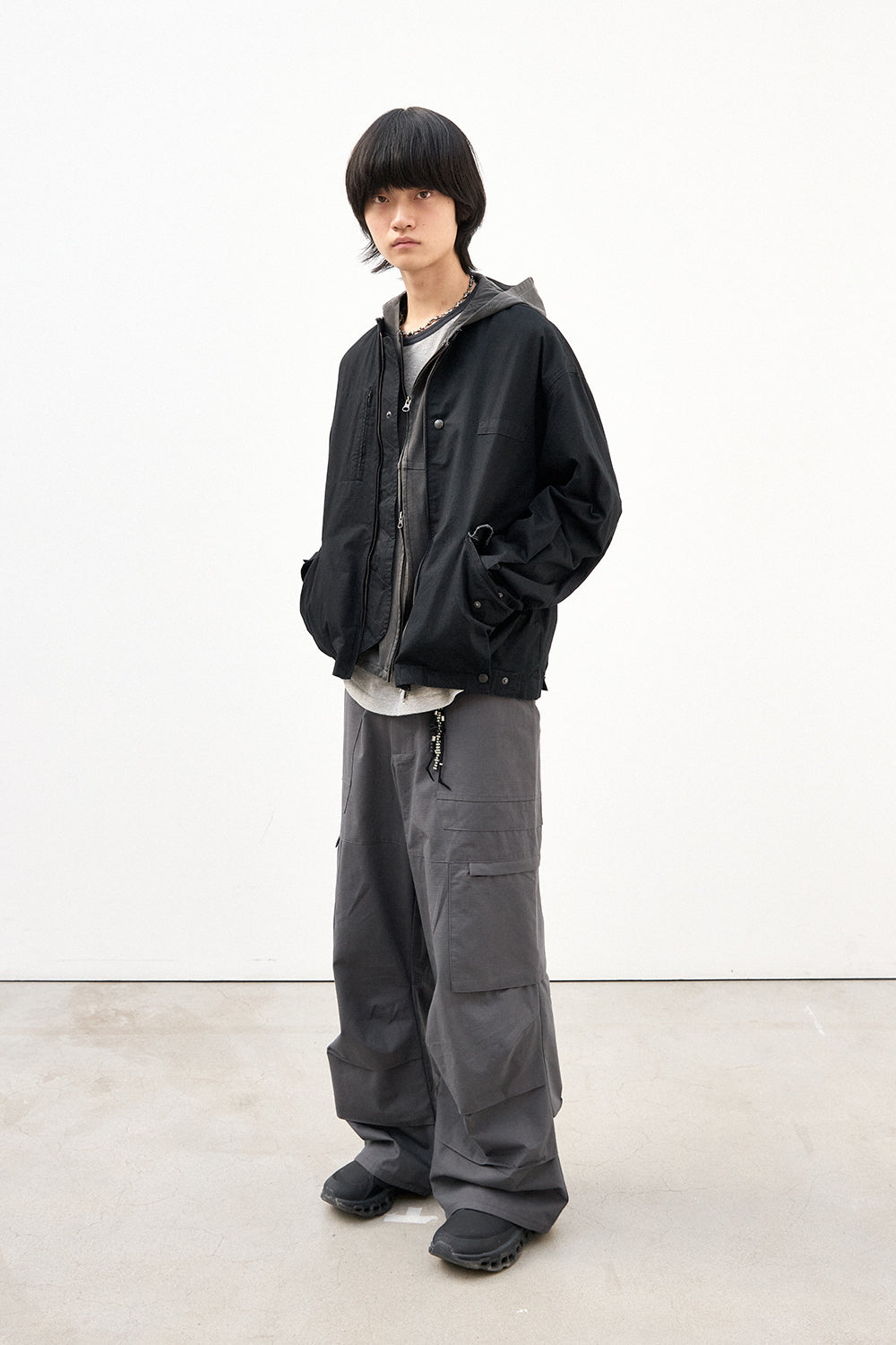 Hatchingroom - Fatigue Over Pants Ripstop (Graphite) product image 10 | TRAB K-Fashion Australia