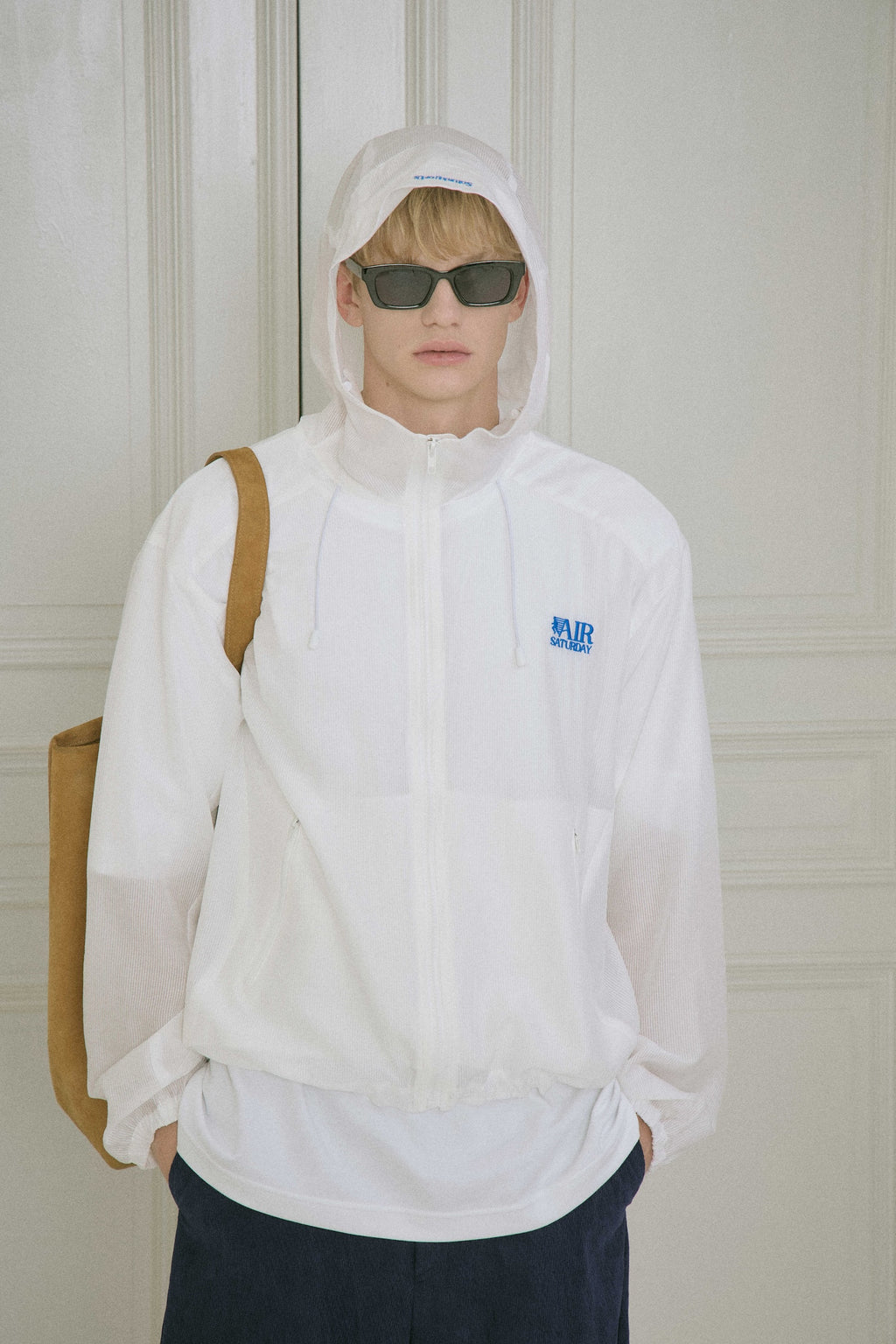 Stu - Stripe Windbreaker (White) product image 12 | TRAB K-Fashion Australia