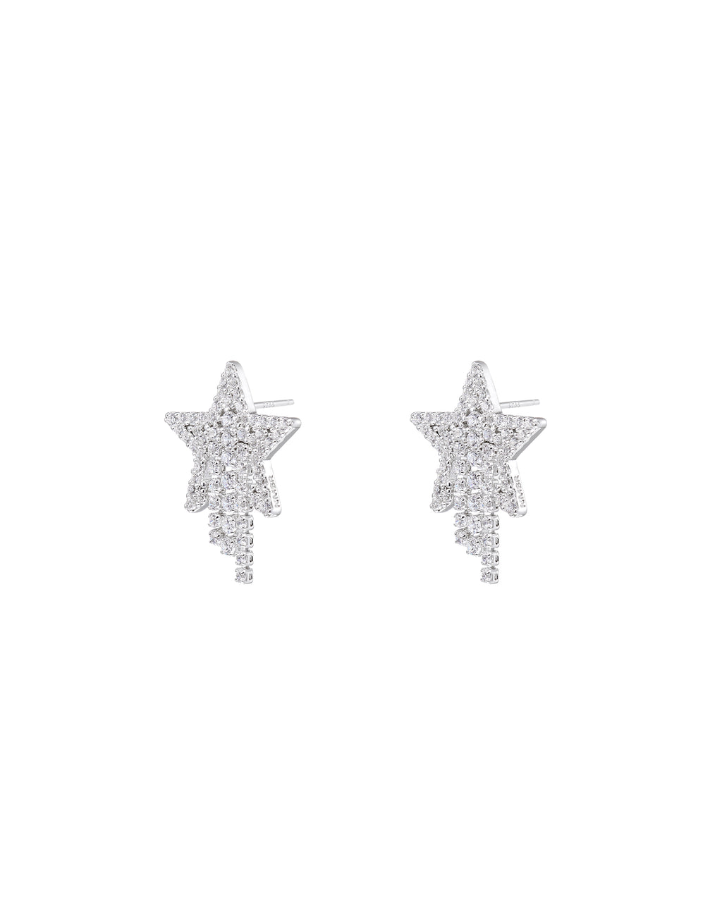 Numbering - Pave Star Drop Earrings #4112 product image 8 | TRAB K-Fashion Australia
